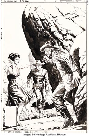 Luis Dominguez Jonah Hex #41 Cover Original Art (DC, 1980)