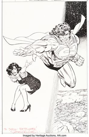 Jackson "Butch" Guice Action Comics #703 Cover Zero Hour Original Art (DC, 1994)