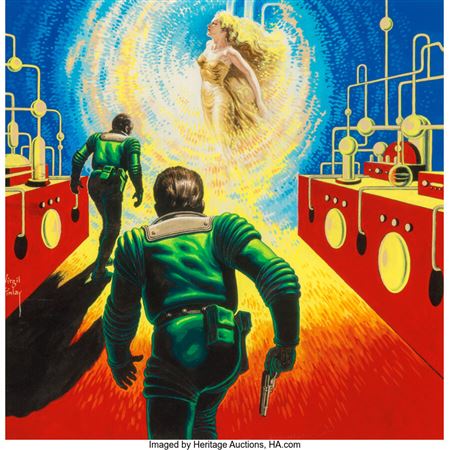 The Time Tombs, Worlds of If Science Fiction magazine cover, March 1963