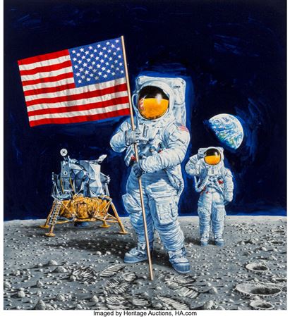 25th Anniversary of the First Man on the Moon, Unicover series of philatelic covers, 1993