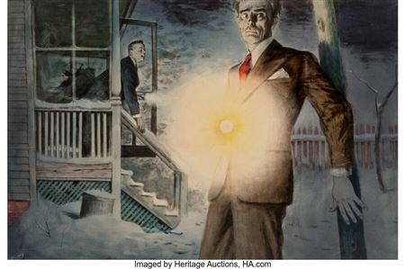 Crimson Friday, Woman's Home Companion interior illustration, December 1942