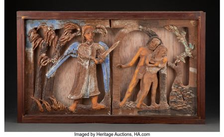 'Adam and Eve' Panel, circa 1960