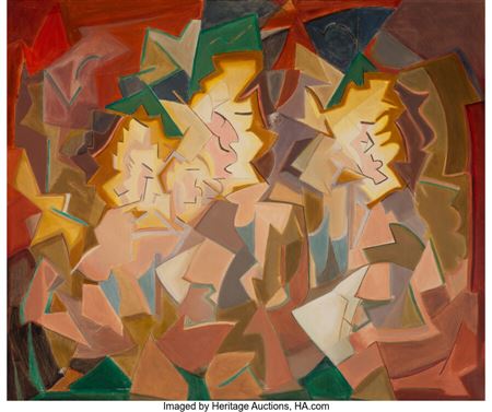 Sample artwork by Manierre Dawson (1887 - 1969), known for non-objective painter, sculptor, architectural drawing - View similar artists and auction records