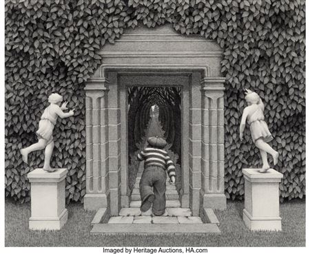 The Garden of Abdul Gasazi, pictoral title-page