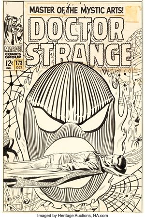 Dan Adkins Doctor Strange #173 Cover Original Art (Marvel, 1968)