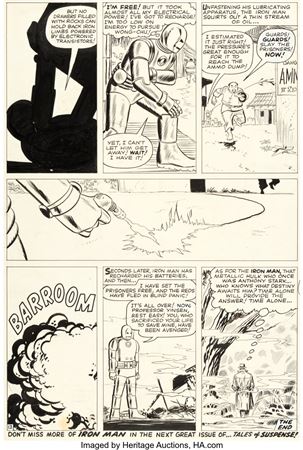 Don Heck Tales of Suspense #39 Iron Man Story Page 13 Original Art (Marvel, 1963)