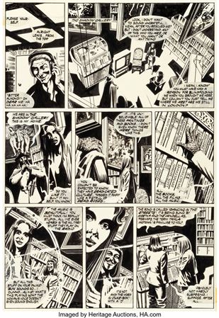 David Lloyd Warrior #2 "V For Vendetta" Story Page 4 Original Art (Quality Communications, 1982)