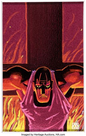 Matt Wagner Grendel: The Devil In Our Midst #1-5 Cover Original Art (Dark Horse, 1994)