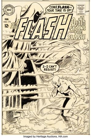 Carmine Infantino and Murphy Anderson Flash #176 Cover Original Art (DC, 1968)