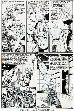 Sample artwork by Michael G (Mike) Ploog (Born 1942), known for comic book and storyboard artist, penciller, inker, film design - View similar artists and auction records