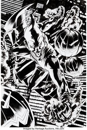 Bryan Hitch Secret Invasion: Dark Reign #1 Cover Original Art (Marvel, 2009)