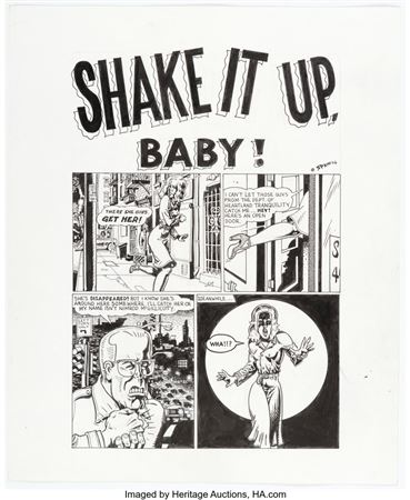 Spain Rodriguez Belly Dance Comics Story Page 1 Original Art (Clone Comics, 2007)