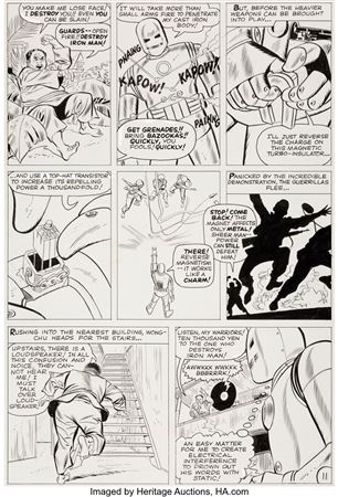 Tales of Suspense #39 Iron Man Story Page 12 Original Art (Marvel, 1963)