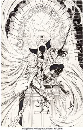 Spawn #300 Variant Cover Original Art (Image, 2019)