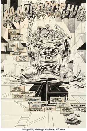 Wolverine #75 Splash Page 31 Original Art (Marvel, 1993)