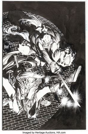 Wolverine #109 Cover Original Art (Marvel, 1997)