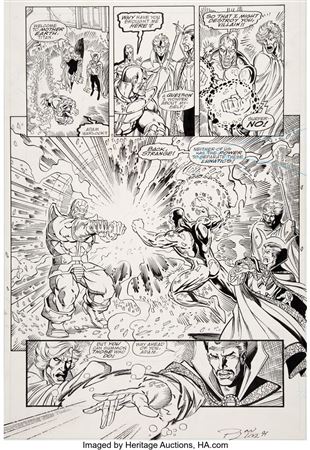 The Infinity Gauntlet #5 Story Page 31 Original Art (Marvel, 1991)