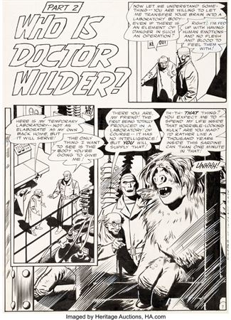 The Doom Patrol #93 Story Page 7 Original Art (DC, 1965)