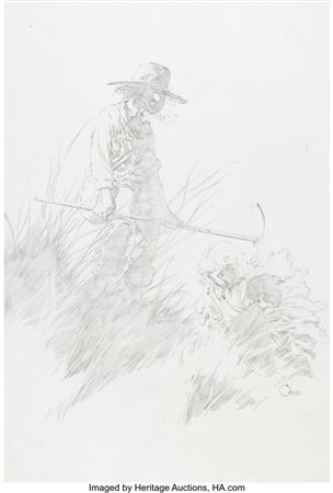 Wolverine: The Origin #1 Cover Original Art (Marvel, 2001)