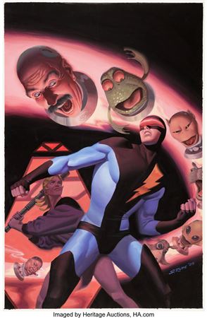 Nexus Archives #2 Cover Painting Original Art (Dark Horse, 2006)