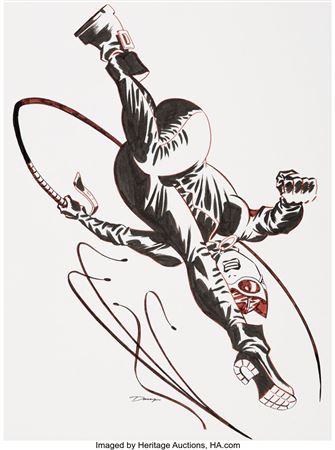 Catwoman #3 Cover Original Art (DC, 2002) by Darwyn Cooke - Auction record, sale price, and art valuation. Compare with similar artists and explore comparable artworks.