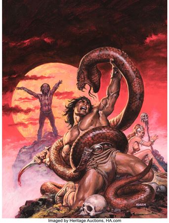 Savage Sword of Conan #46 Cover Painting Original Art (Marvel, 1979)