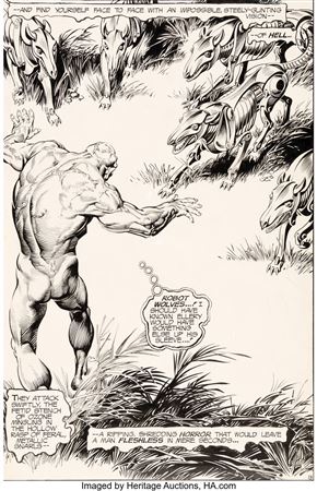 Swamp Thing #17 Splash Page 13 Original Art (DC, 1983)