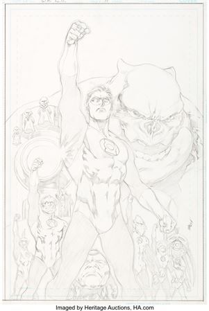 Green Lantern #31 Cover Original Art (DC, 2008)