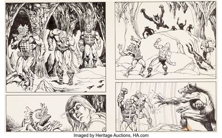 He-Man and the Masters of the Universe "Masks of Power" Mini Comic Pages 7 and 8 (Mattel, 1983)
