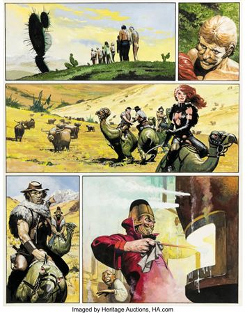 Don Lawrence Storm The Living Planet #15 Story Page 30 Original Art (Toth, 1986)