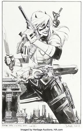 Sean Murphy Batman: Curse of the White Knight #4 Cover Original Art (DC, 2019)
