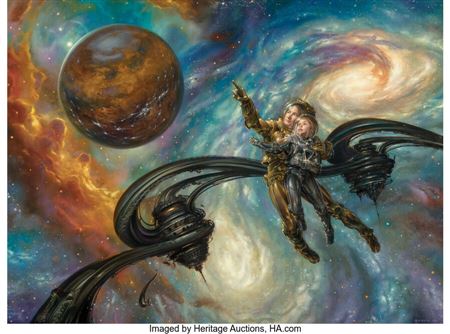 The Awakening by Donato Giancola - Auction record, sale price, and art valuation. Compare with similar artists and explore comparable artworks.