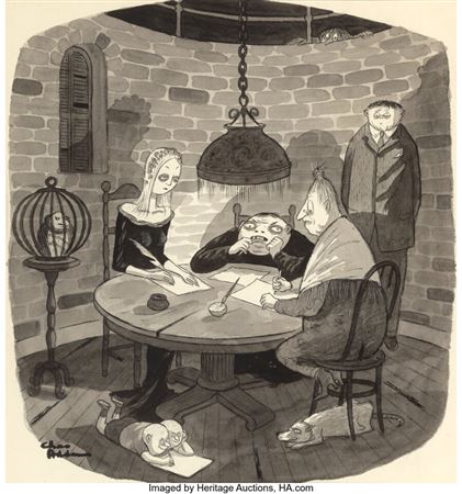 Addams Family illustration