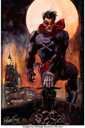 Dan Brereton The Black Terror Story Pages Original Art Group of 3 (Eclipse Comics, 1989) by Dan Brereton - Auction record, sale price, and art valuation. Compare with similar artists and explore comparable artworks.