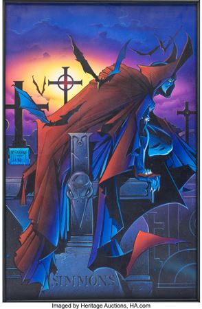 Sample artwork by Ken Steacy (Born 1955), known for comic book art, illustration, set design and war art - View similar artists and auction records