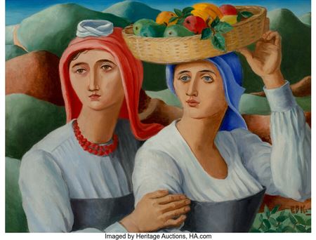 Ladies with Fruit (Mexican Women)