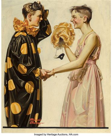 Costume Surprise, The Saturday Evening Post cover