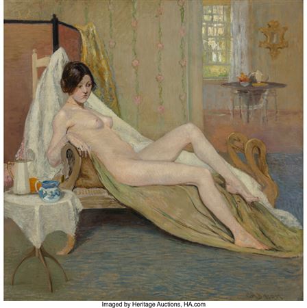 Female Nude in an Interior