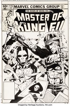 Gene Day Master of Kung Fu #115 Cover Original Art (Marvel, 1982)