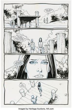Steve Dillon Preacher #43 Complete 23-Page Story "Christina's World" Original Art (DC/Vertigo, 1998)