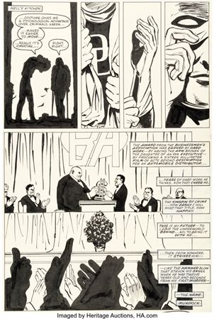 David Mazzucchelli Daredevil #233 Story Page 21 "Born Again" Original Art (Marvel, 1986)