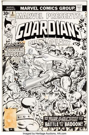 Al Milgrom Marvel Presents #8 Guardians of the Galaxy/Silver Surfer Cover Original Art (Marvel, 1976) by Al Milgrom - Auction record, sale price, and art valuation. Compare with similar artists and explore comparable artworks.