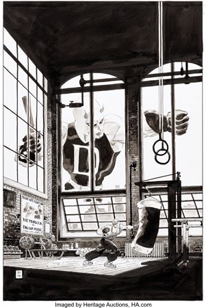 Tim Sale Daredevil: Yellow #2 Cover Original Art (Marvel, 2001)