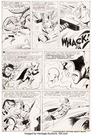 Joe Sinnott Journey Into Mystery #94 Thor Story Page 5 Original Art (Marvel, 1964)