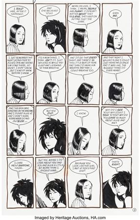 Mark Buckingham and Mark Pennington Death: The Time of Your Life #3 Story Page 3 Original Art (DC/Vertigo, 1996)