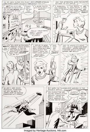 Al Hartley Journey Into Mystery #90 Thor Story Page 4 Original Art (Marvel, 1963)