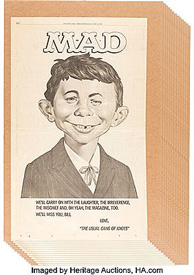 Sample artwork by Al (Alan) Jaffee (1921 - 2023), known for magazine illustration - View similar artists and auction records