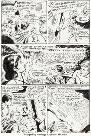 Win Mortimer and Murphy Anderson Action Comics #379 Story Page 2 Original Art (DC, 1969)