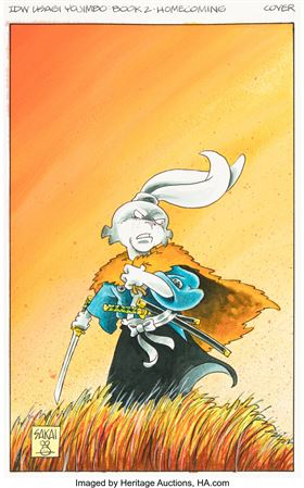 Stan Sakai Usagi Yojimbo #35 Homecoming Trade Paperback Collection Cover Painting Original Art (IDW, 2021)