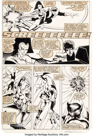 Paul Smith and Bob Wiacek The Uncanny X-Men #165 Story Page 3 Original Art (Marvel, 1983)